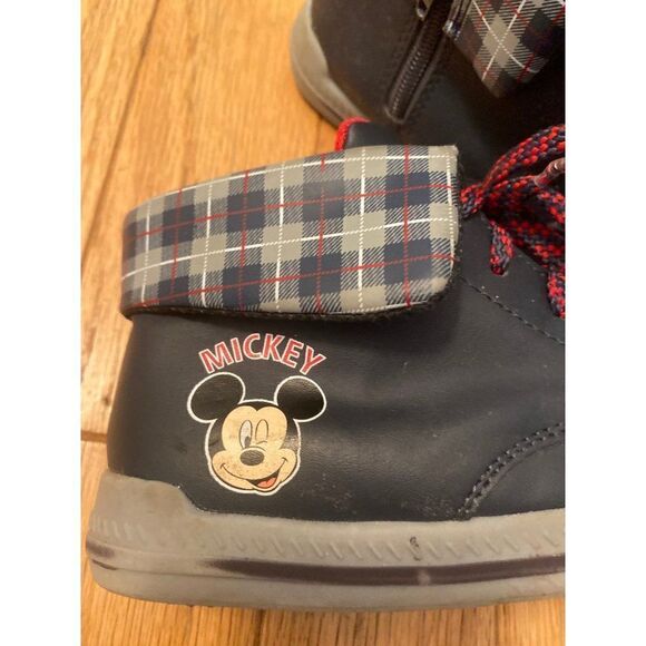 Disney, boy's mickey high top casual sneakers size 11 - Picture 2 of 9